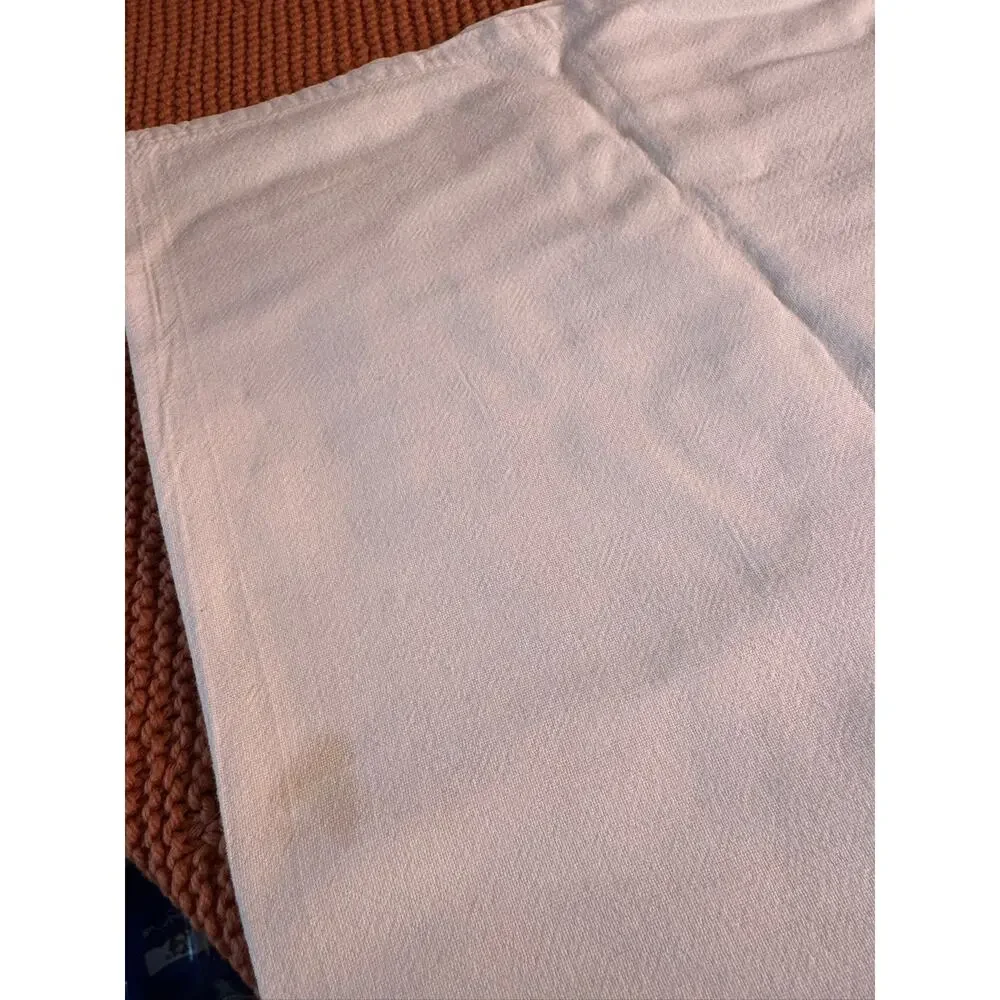 Embroidered Duck Sewing Bridge Table Cover Cotton Stained